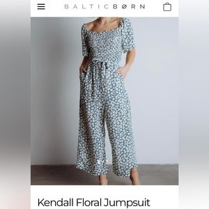 Baltic Born Kendall Blue Floral Jumpsuit